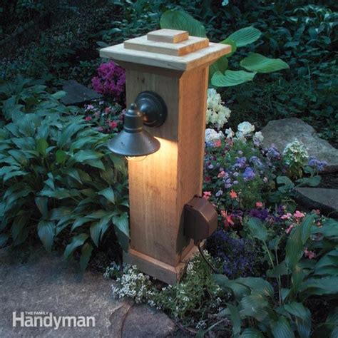 outdoor electrical box mounting post|decorative outdoor electrical outlet posts.